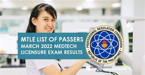 mtle march 2022|MEDTECH RESULTS MARCH 2022: MTLE List of Passers and  .